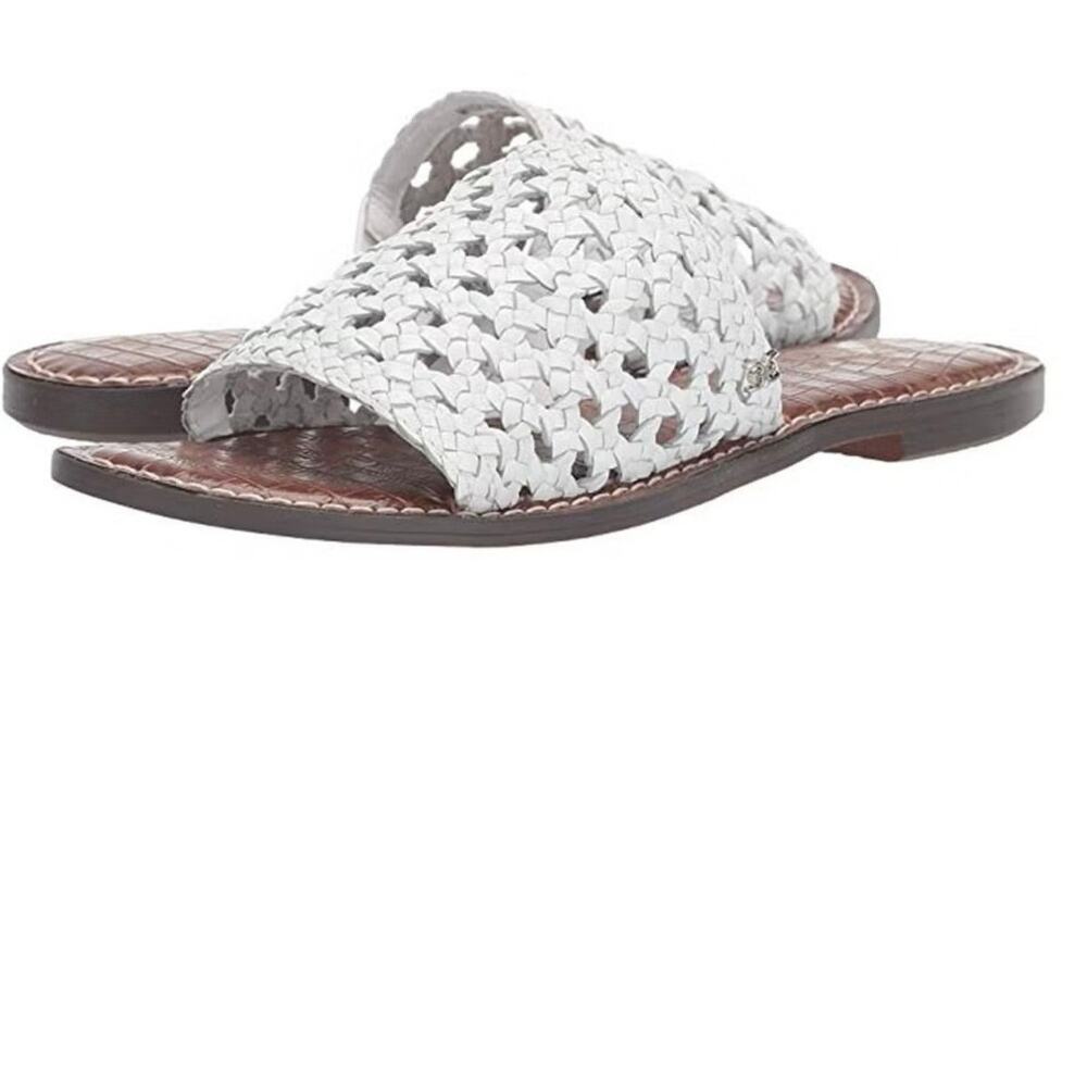 SAM‎ EDELMAN Genovia Braided Leather Slides Size 9.5